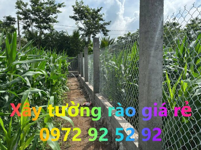 Xây tường rào giá rẻ tại Ngãi Giao, Hồ Chí Minh 0972 92 52 92