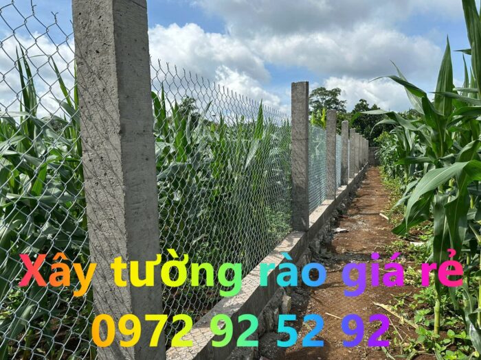 Xây tường rào giá rẻ tại Ngãi Giao, Hồ Chí Minh 0972 92 52 92