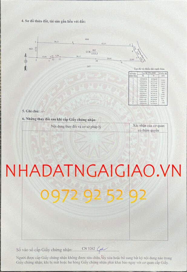 Nhận ký gữi nhà đất Ngãi Giao, Hồ Chí Minh miễn phí 0972 92 52 92