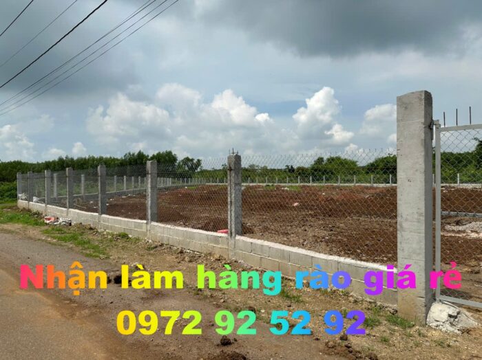 Nhận làm hàng rào giá rẻ tại Ngãi Giao, Hồ Chí Minh 0972 92 52 92