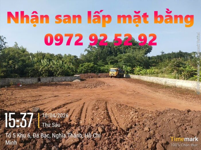 Nhận san lấp mặt bằng tại Ngãi Giao, Hồ Chí Minh giá rẻ 