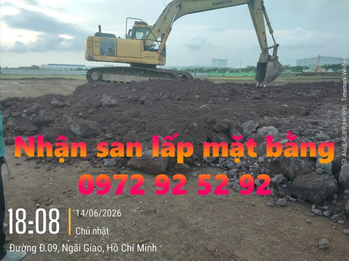 Nhận san lấp mặt bằng tại Ngãi Giao, Hồ Chí Minh giá rẻ 