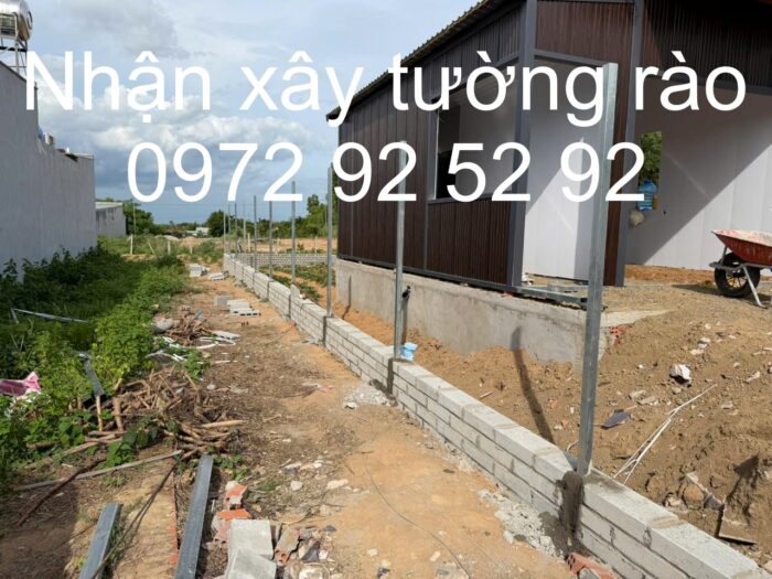 Nhận xây tường rào tại Tóc Tiên, Phú Mỹ giá rẻ