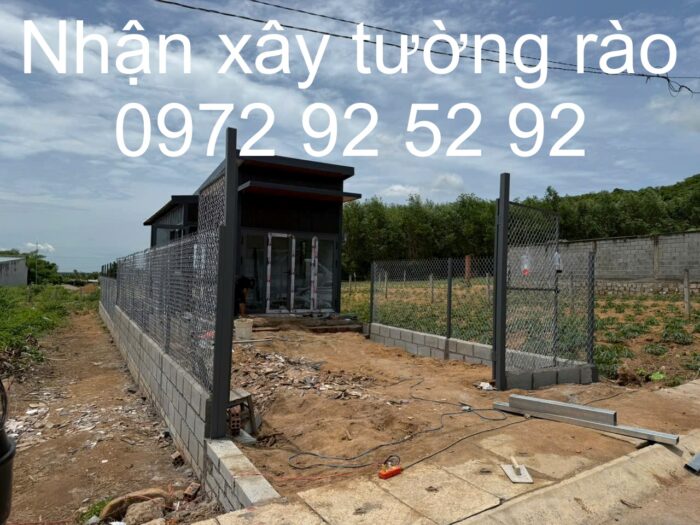Nhận xây tường rào tại Châu Pha, Hồ Chí Minh giá rẻ