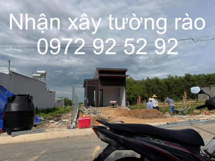 Nhận xây tường rào tại Hắc Dịch, Phú Mỹ giá rẻ 