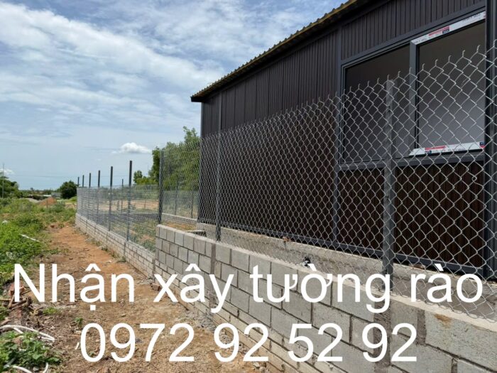 Nhận xây tường rào tại Tóc Tiên, Phú Mỹ giá rẻ 