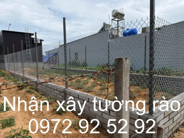 Nhận xây tường rào tại Tóc Tiên, Phú Mỹ giá rẻ 