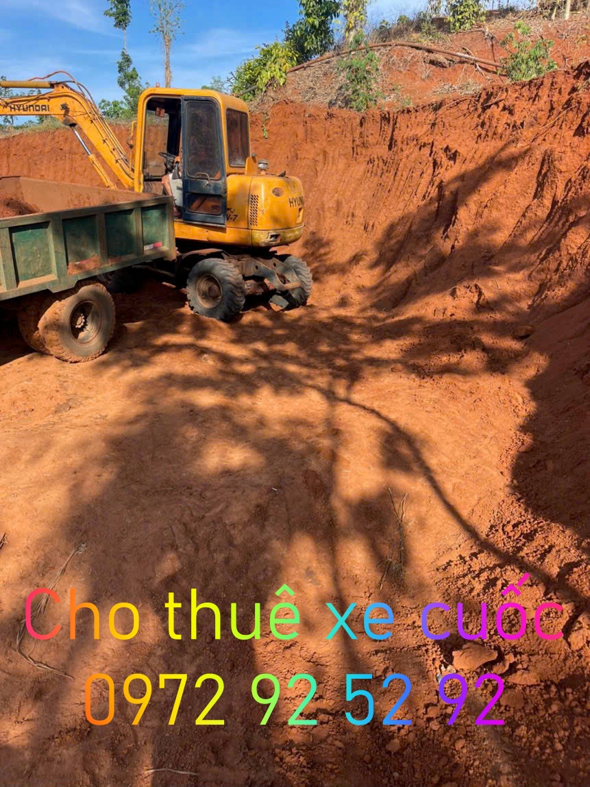 Cho thuê xe cuốc tại khu công nghiệp Châu Đức giá rẻ 