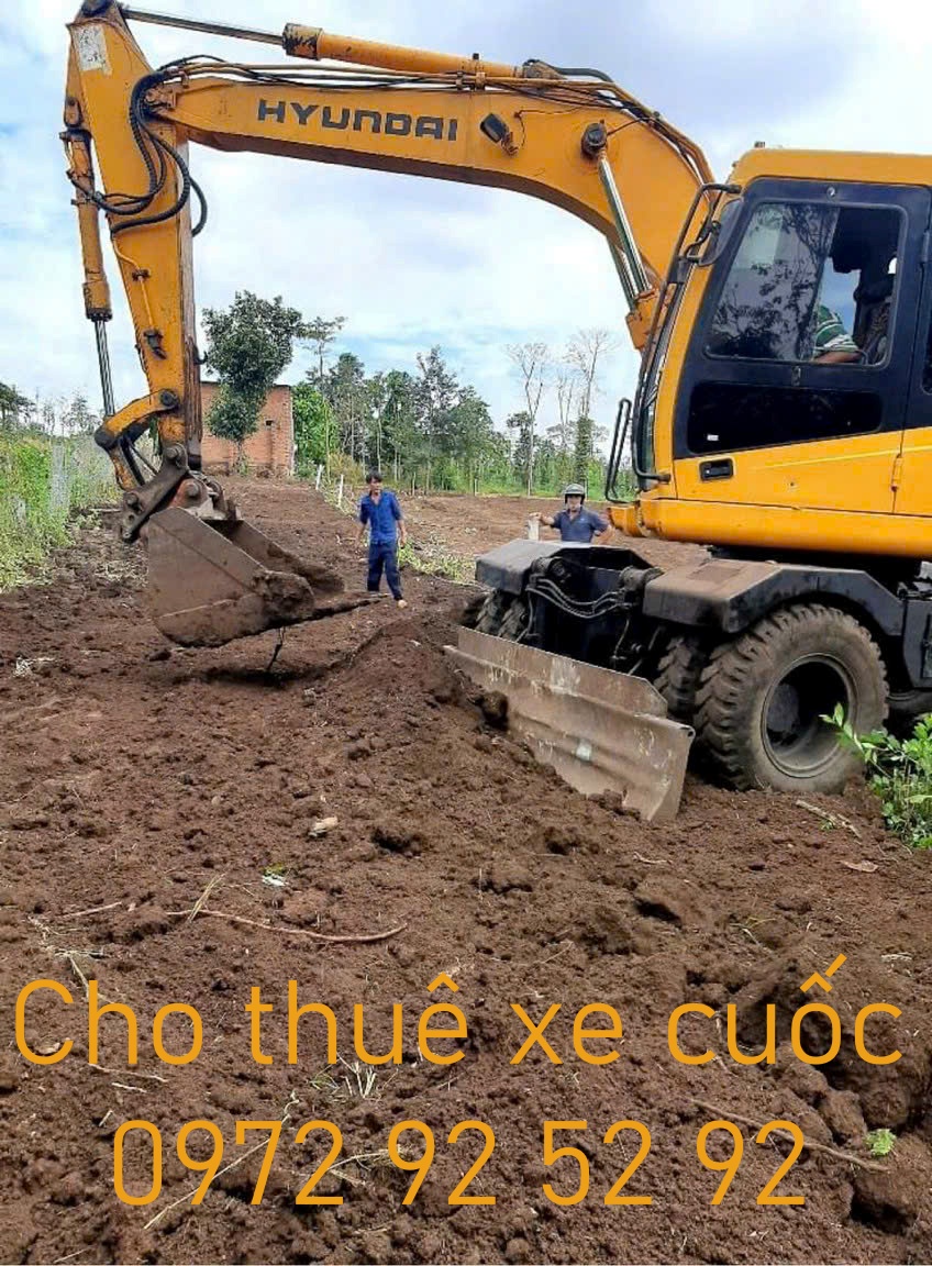 Cho thuê xe cuốc tại Nghĩa Thành, Châu Đức giá rẻ 0972 92 52 92